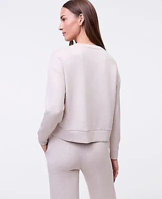 Ann Taylor Weekend Collection Cloud Plush Crew Neck Sweatshirt sold by Ann Taylor product image thumbnail 2