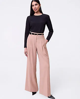 Ann Taylor The Pleated Wide-Leg Pant sold by Ann Taylor product image thumbnail 4