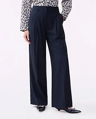 Ann Taylor The Pleated Wide-Leg Pant sold by Ann Taylor product image thumbnail 2