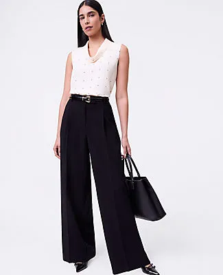 Ann Taylor The Pleated Straight Pant sold by Ann Taylor