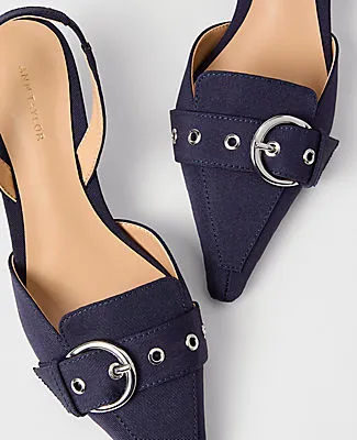 Ann Taylor Patent Buckle Slingback Pump sold by Ann Taylor product image thumbnail 2