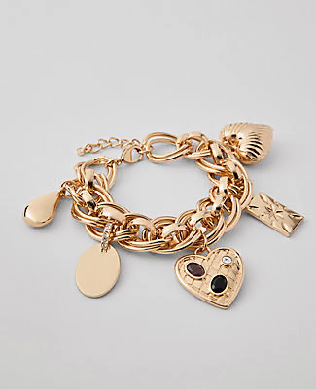 Ann Taylor Statement Charm Bracelet sold by Ann Taylor
