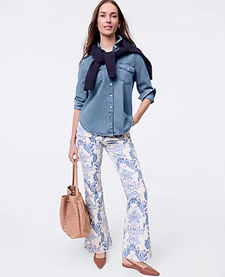 Ann Taylor Weekend Collection Denim Pocket Shirt sold by Ann Taylor product image thumbnail 3