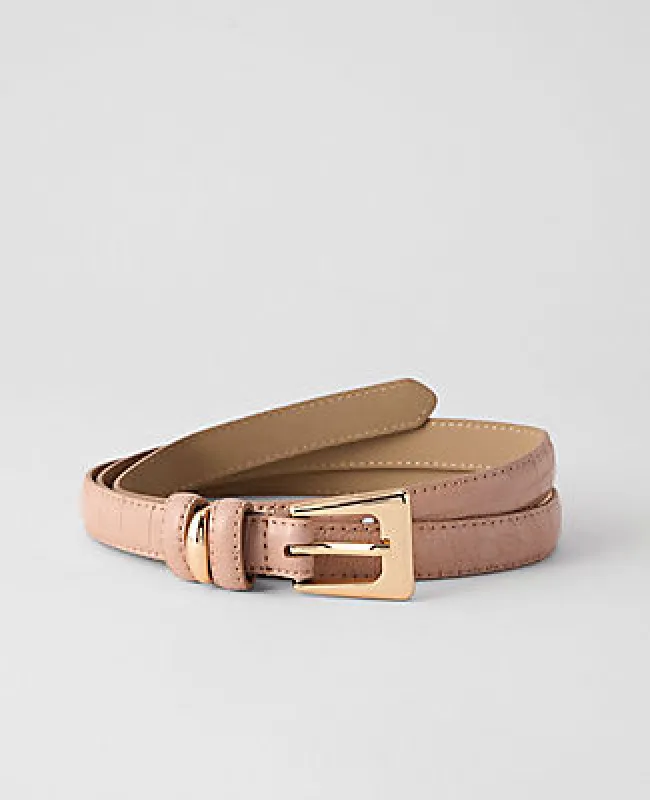 Ann Taylor Sculpted Buckle Belt sold by Ann Taylor