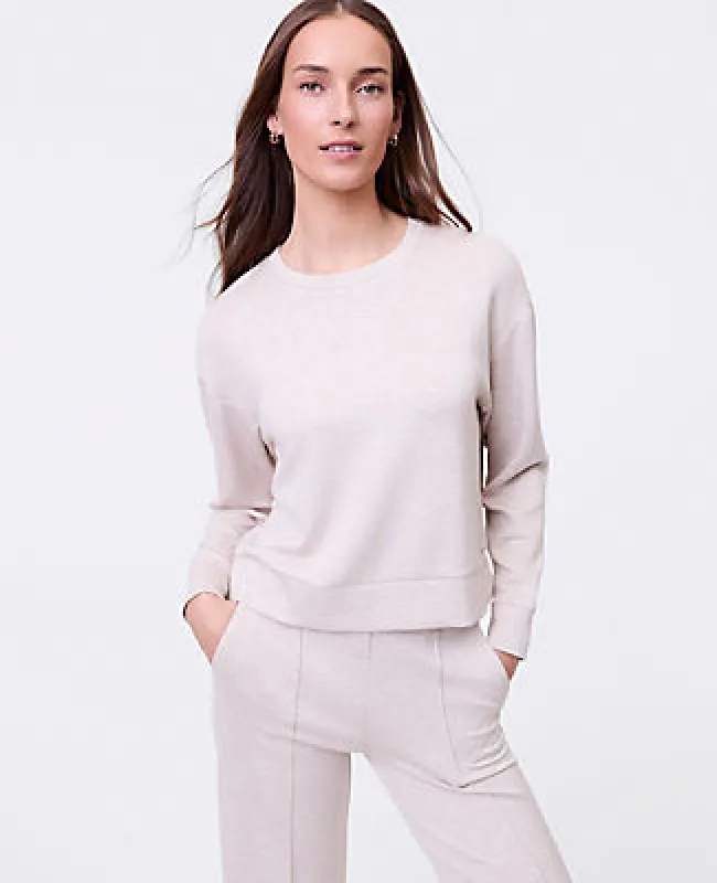 Ann Taylor Weekend Collection Cloud Plush Crew Neck Sweatshirt sold by Ann Taylor