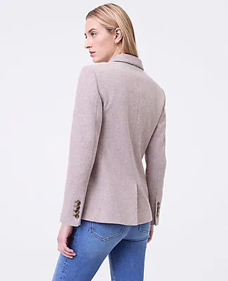 Ann Taylor Weekend Collection Greenwich Blazer in Brushed Knit sold by Ann Taylor product image thumbnail 2