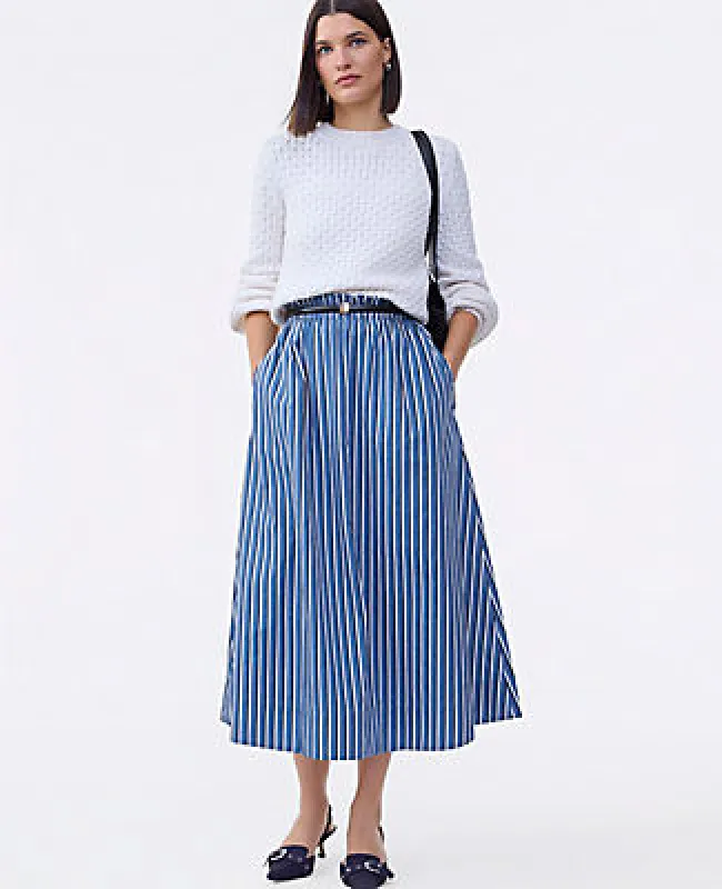 Ann Taylor Striped Maxi Skirt sold by Ann Taylor