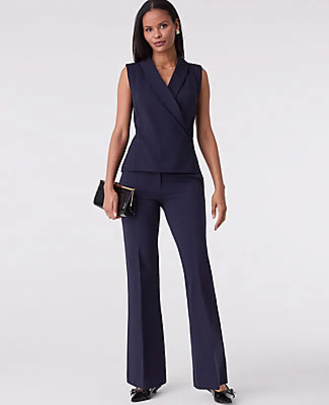 Ann Taylor The Petite Jayne Trouser in Ponte — Curvy Fit made by Ann Taylor