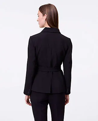 Ann Taylor The Belted Blazer in Fluid Crepe sold by Ann Taylor product image thumbnail 2