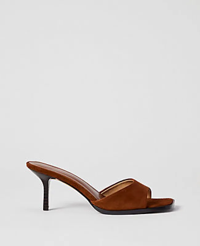 Ann Taylor Suede Mule sold by Ann Taylor