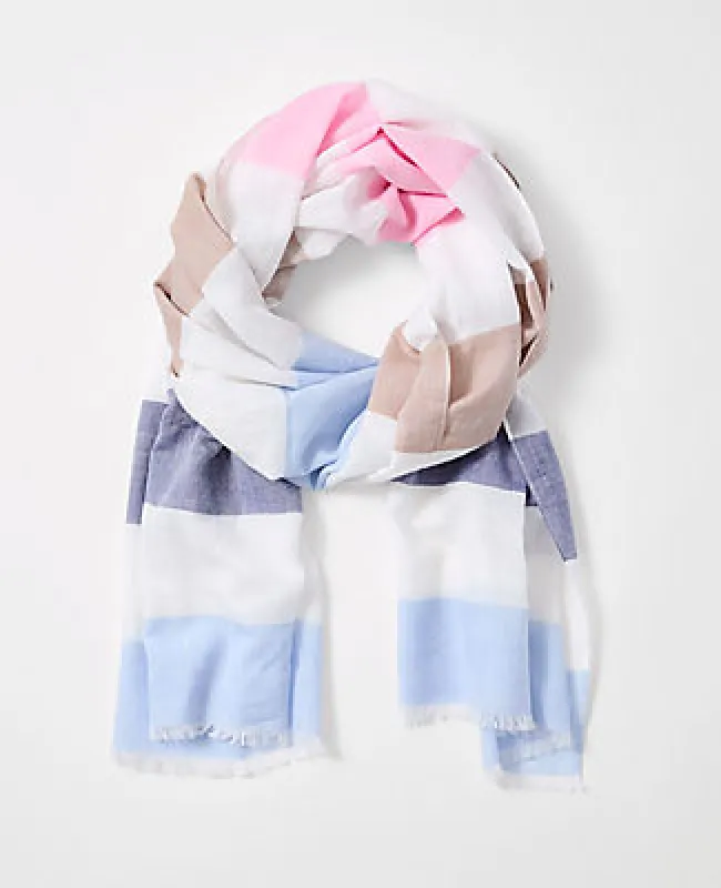 Ann Taylor Striped Scarf sold by Ann Taylor
