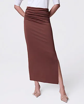 Ann Taylor Ruched Knit Column Skirt sold by Ann Taylor product image thumbnail 2