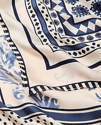 Ann Taylor Oversized Floral Silk Scarf sold by Ann Taylor product image thumbnail 2