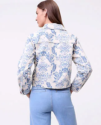 Ann Taylor Weekend Collection Toile Denim Jacket sold by Ann Taylor product image thumbnail 2