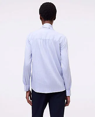 Ann Taylor Striped Bow Blouse sold by Ann Taylor product image thumbnail 2