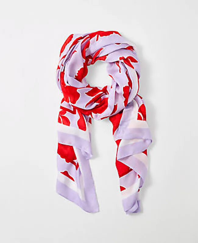 Ann Taylor Floral Scarf sold by Ann Taylor