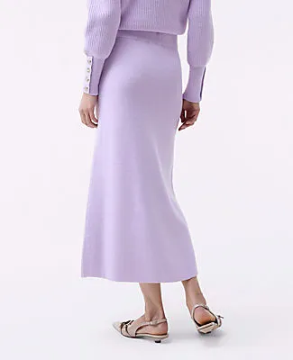 Ann Taylor Petite Ribbed Sweater Skirt sold by Ann Taylor product image thumbnail 3