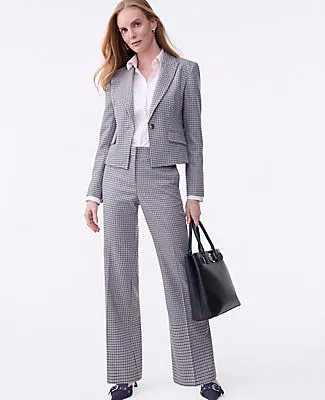 Ann Taylor The Jayne Trouser in Houndstooth sold by Ann Taylor