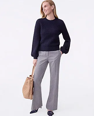 Ann Taylor The Jayne Trouser in Houndstooth sold by Ann Taylor product image thumbnail 4