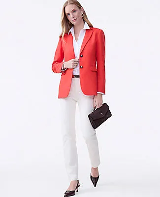 Ann Taylor The Petite Greenwich Blazer in Basketweave sold by Ann Taylor product image thumbnail 3