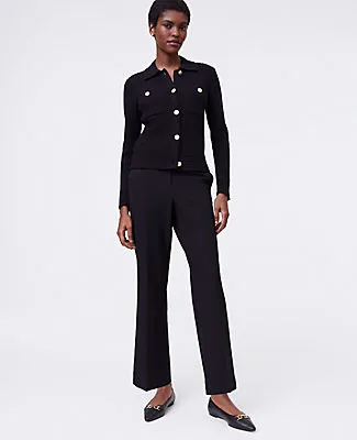 Ann Taylor The Petite Flare Ankle Pant sold by Ann Taylor product image thumbnail 4