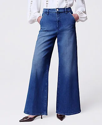Ann Taylor The Petite Denim Trouser sold by Ann Taylor product image thumbnail 2