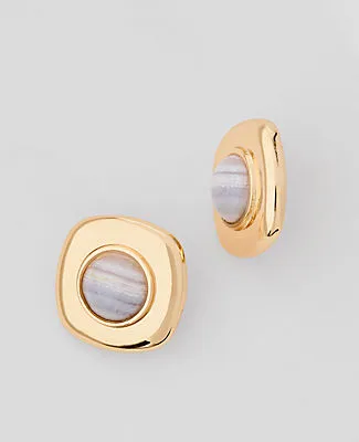 Ann Taylor Square Stone Stud Earrings sold by Ann Taylor