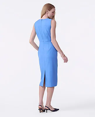 Ann Taylor The Petite Crew Neck Sheath Dress sold by Ann Taylor product image thumbnail 2