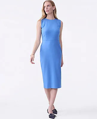 Ann Taylor The Petite Crew Neck Sheath Dress sold by Ann Taylor product image thumbnail 3