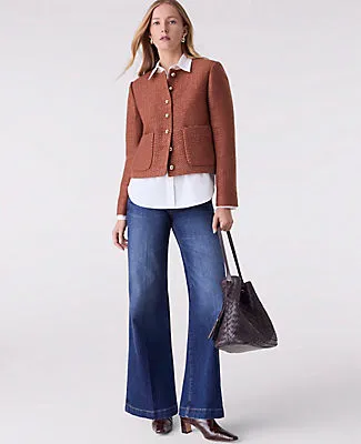 Ann Taylor The Petite Denim Trouser sold by Ann Taylor product image thumbnail 5