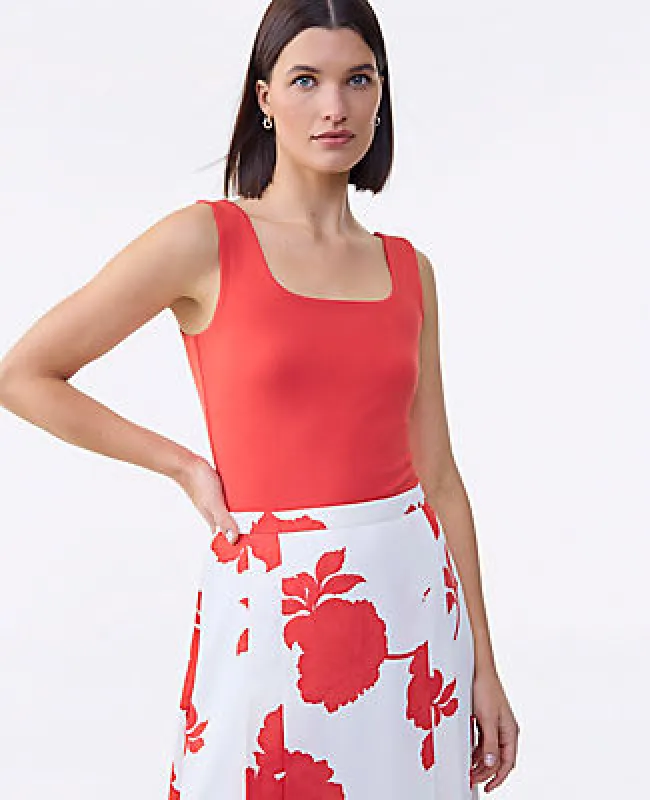 Ann Taylor Square Neck Tank Top sold by Ann Taylor