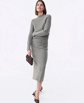 Ann Taylor Petite Ribbed Sweater Skirt sold by Ann Taylor