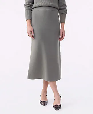 Ann Taylor Petite Ribbed Sweater Skirt sold by Ann Taylor product image thumbnail 2