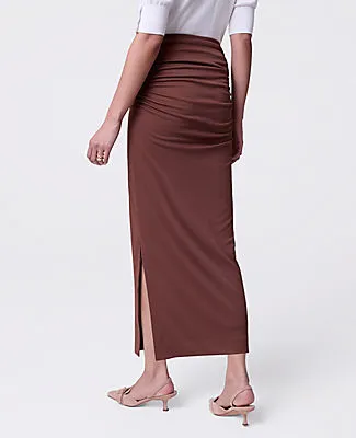 Ann Taylor Ruched Knit Column Skirt sold by Ann Taylor product image thumbnail 3