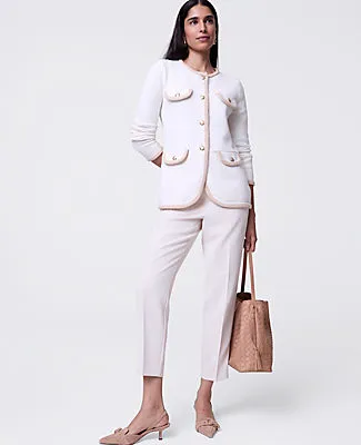 Ann Taylor The Petite Relaxed Ankle Pant in Fluid Crepe sold by Ann Taylor product image thumbnail 4