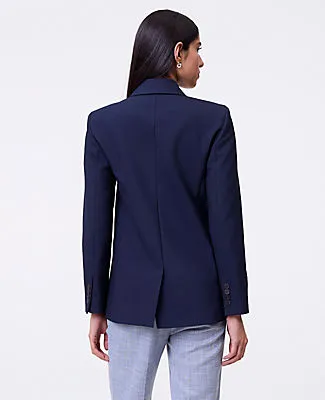 Ann Taylor The Petite Straight Fit Double Breasted Blazer sold by Ann Taylor product image thumbnail 2
