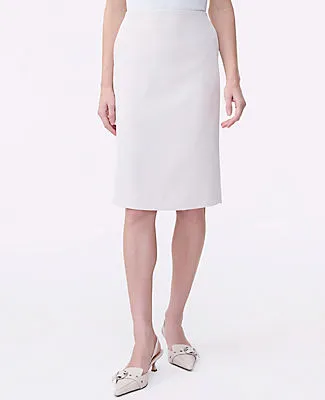 Ann Taylor The Petite Pocket Midi Skirt in Fluid Crepe sold by Ann Taylor product image thumbnail 2