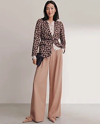 Ann Taylor The Petite Pleated Wide-Leg Pant sold by Ann Taylor product image thumbnail 5