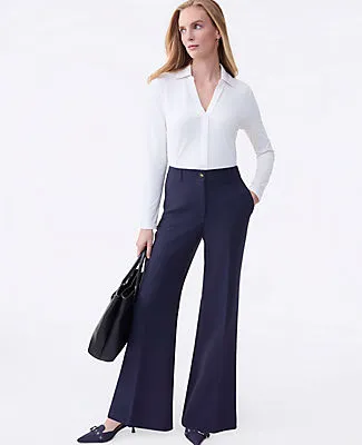 Ann Taylor The Petite Margot Trouser in Bi-Stretch sold by Ann Taylor