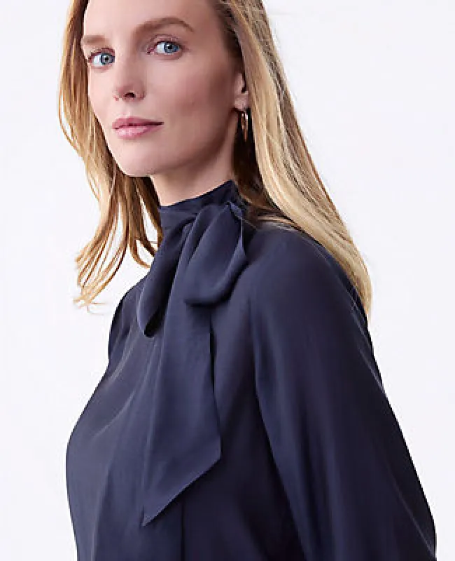 Ann Taylor Bow Blouse sold by Ann Taylor
