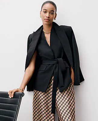 Ann Taylor The Petite Belted Long Vest sold by Ann Taylor product image thumbnail 4