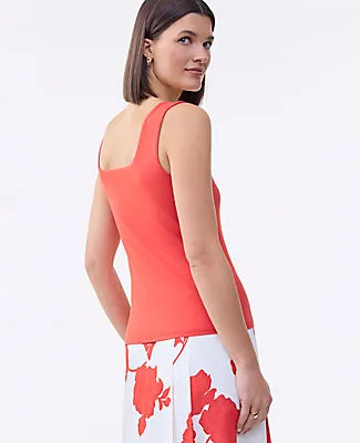 Ann Taylor Square Neck Tank Top sold by Ann Taylor product image thumbnail 2