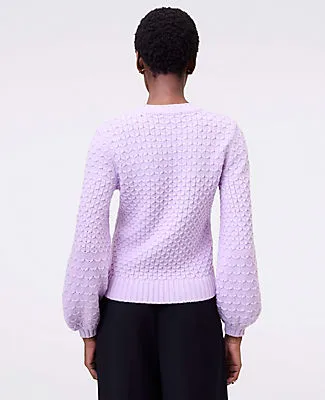 Ann Taylor Honeycomb Cable Crew Neck Sweater sold by Ann Taylor product image thumbnail 2