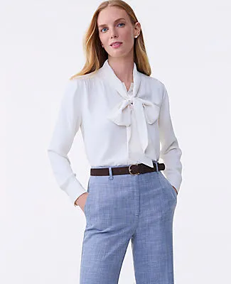 Ann Taylor Bow Blouse sold by Ann Taylor