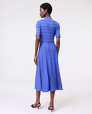 Ann Taylor Petite Pointelle Mock Neck Sweater Dress sold by Ann Taylor product image thumbnail 2