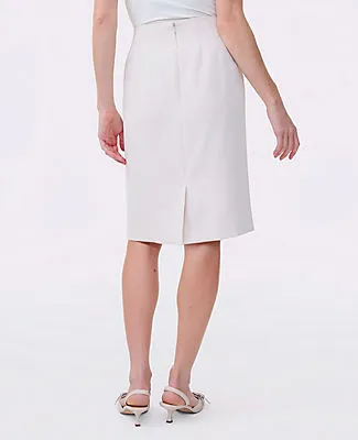 Ann Taylor The Petite Pocket Midi Skirt in Fluid Crepe sold by Ann Taylor product image thumbnail 3
