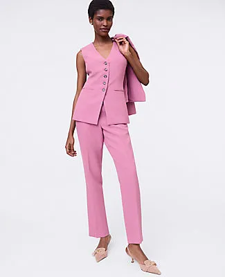 Ann Taylor The Petite Cutaway Vest in Fluid Crepe sold by Ann Taylor product image thumbnail 3