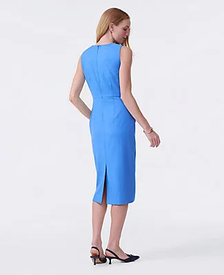 Ann Taylor The Petite Crew Neck Sheath Dress sold by Ann Taylor product image thumbnail 2
