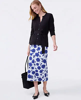 Ann Taylor Petite Floral Sweater Pencil Skirt sold by Ann Taylor product image thumbnail 4