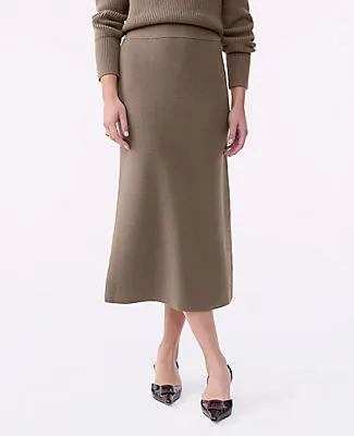 Ann Taylor Petite Ribbed Sweater Skirt sold by Ann Taylor product image thumbnail 2